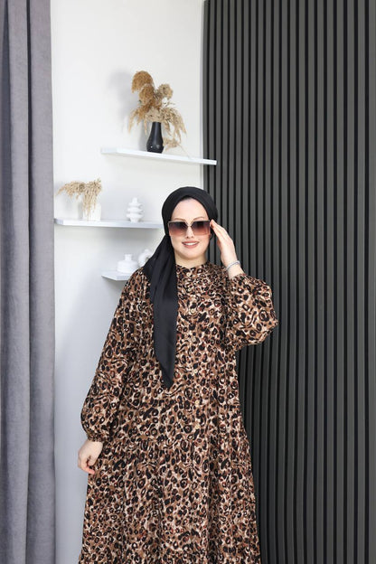 LEOPAR ELBİSE