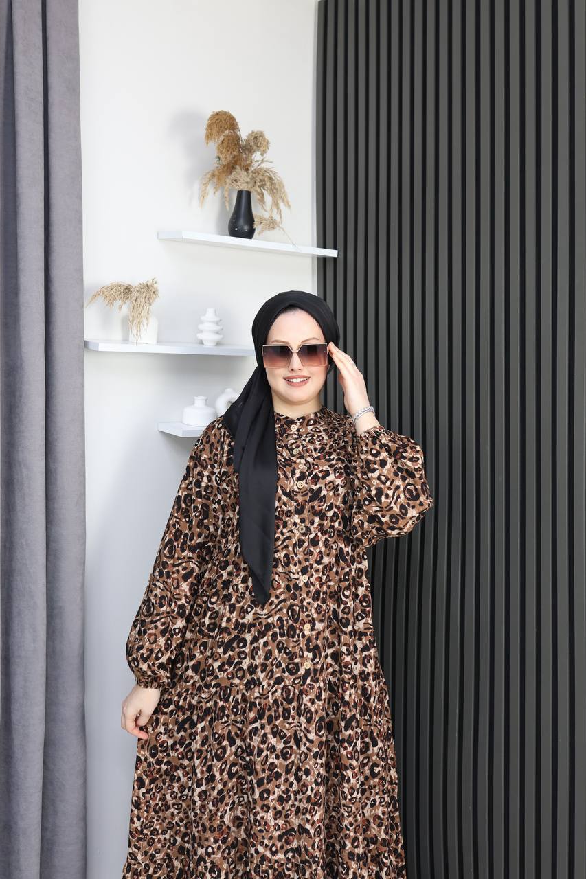 LEOPAR ELBİSE
